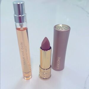 NEW Lancome Intimatte Unspoken Feelings Lipstick #210 and La Vie Est Belle Set
